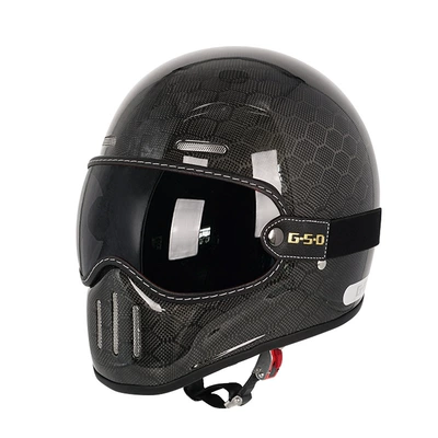 Motosiklet kaskı (dəbilqə) – Full-Face Electric Motorcycle Helmet for Men - dragon-pattern-black-tea-mirror-m55-56