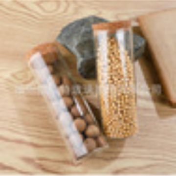 直径85高硼硅玻璃密封罐厨房家用粮食透明储物罐糖果茶叶罐收纳瓶