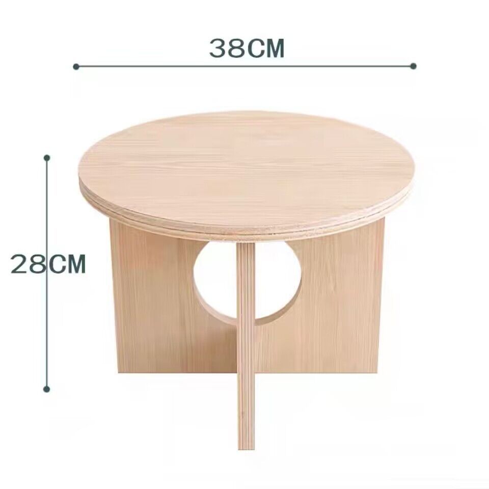 다층 부목-작은 원형 테이블