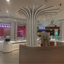 黄金珠宝首饰展示柜商场玉器翡翠手表饰品商用不锈钢玻璃展柜陈柜