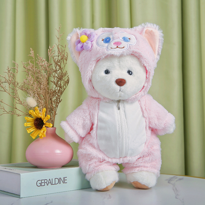 macacão sino / Fantasia de Urso Lena 30CM