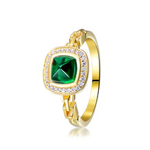 �W���羳S925�y������ָ6*6mm1.3����������ĸ�G���s�r�вʌ�Ů��