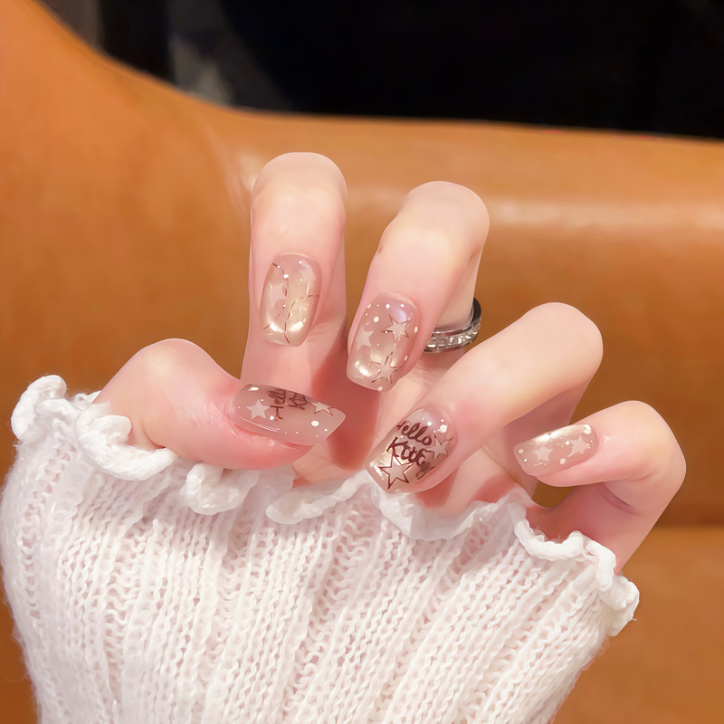 New autumn/winter collection: trendy, versatile, ultra-short, gradient glass bead cat-eye nail art, sweet and elegant Kitty nail stickers New autumn/winter collection: trendy, versatile, ultra-short, gradient glass bead cat-eye nail art, sweet and elegant Kitty nail stickers