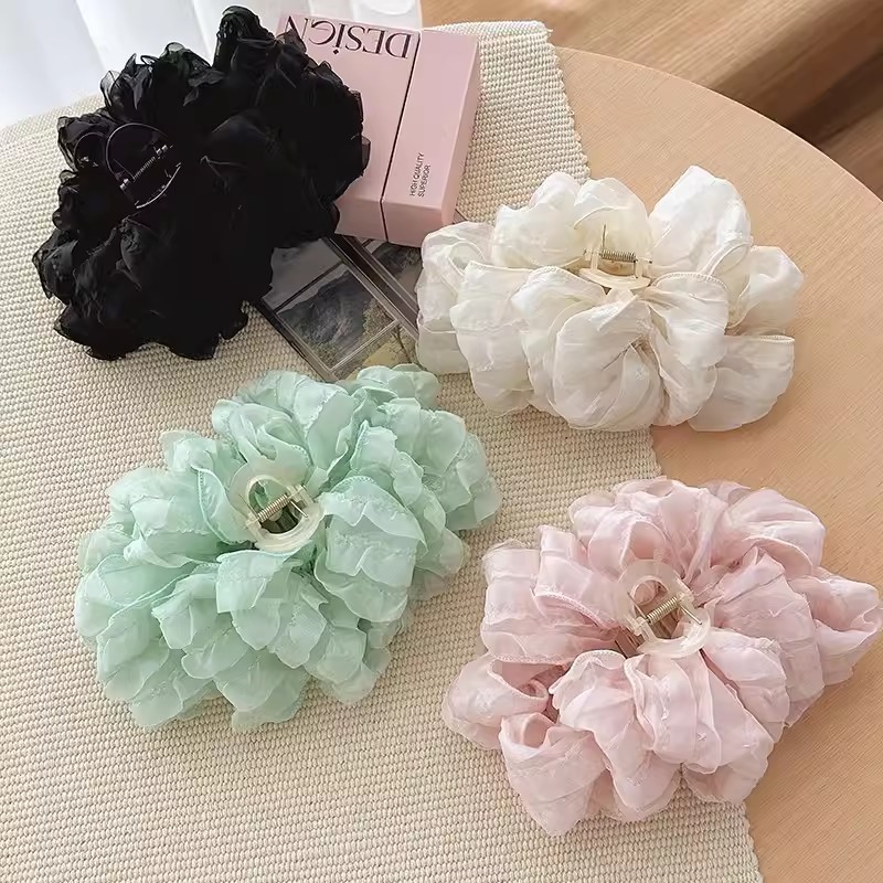 Big multilayer crab pin with bow