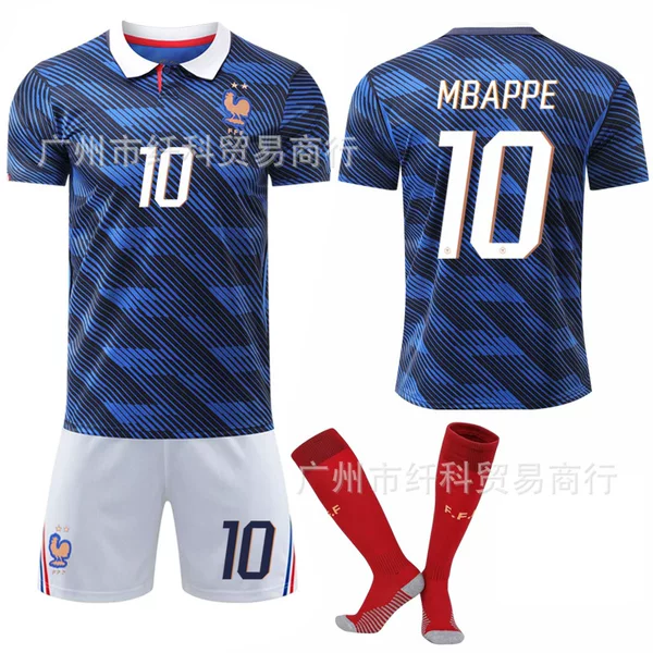 2026-27 World Cup France Home Football Jersey 7 Dembélé 11 Olise White Pants 10 Mbappé Jersey