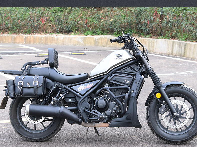 Suitable for Honda Cm300 Guard Bar Cl300 Bumper Folding Backrest Rear Rack Accessories Quick-Release Side Bag Modification