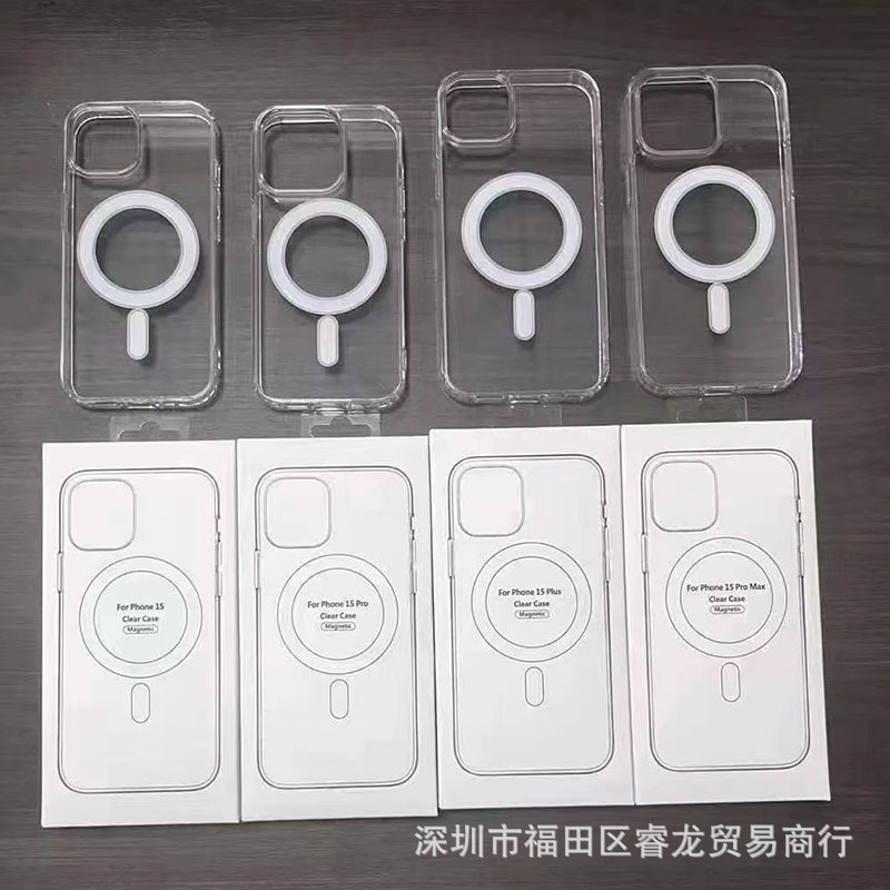 IPhone 16 15 Proアップル15 14 Pro MAXマグ安全透明マグネット携帯ケース7を適用|undefined