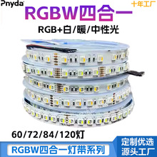 rgbw灯带 5050四合一12 24V七彩智能家居四色酒店KTV别墅氛围灯条