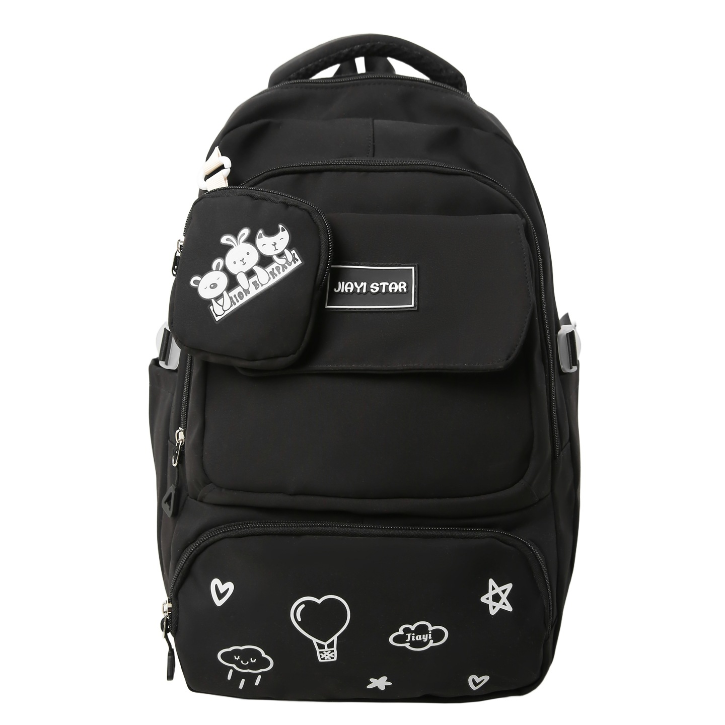 Mochila transfronteriza para estudiantes de secundaria JIAYISTAR Jiayi 2025 nueva bolsa de viaje mochila casual caliente