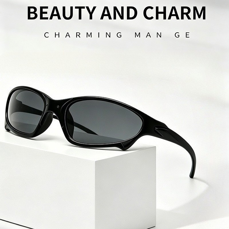 Men's Sunglasses for Outdoor Cycling and Driving, Anti-Uv, Casual Hiking and Driving, High-Definition Sunshade Glasses for Women