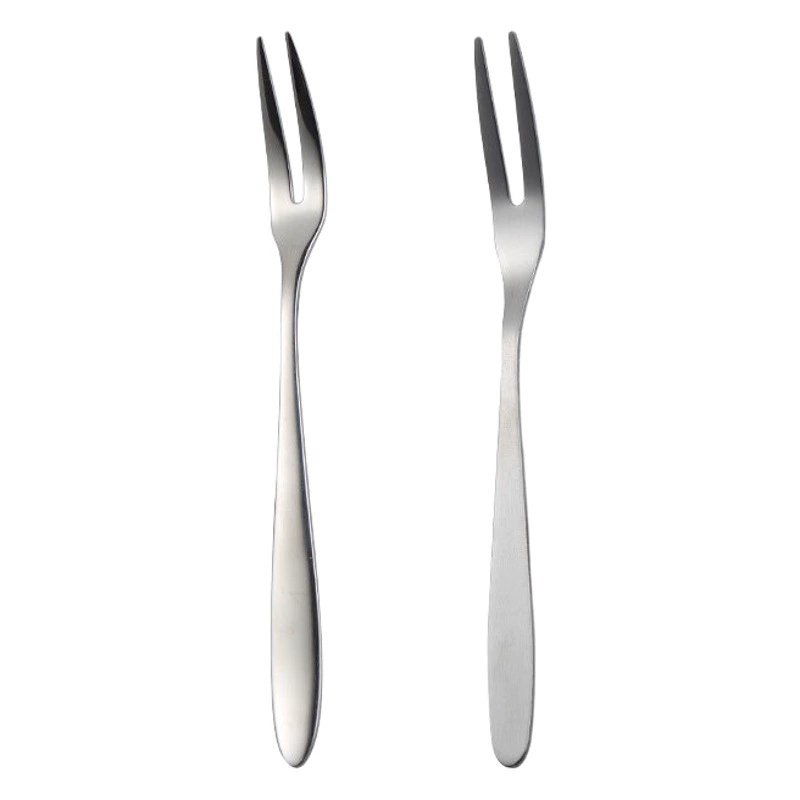 Сетка Red ins Фруктовая вилка 304 Нержавеющая сталь Фруктовая палка Творческая посуда Домашний Лунный торт Вилка Ресторан Десерт Вилка