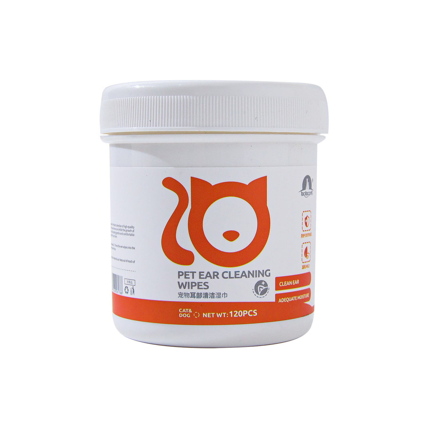 Toallitas húmedas para mascotas, guantes para perros y gatos, toallitas húmedas portátiles sin enjuague, eliminan olores, productos de limpieza para manchas de lágrimas en gatos, venta al por mayor