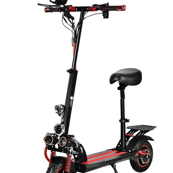 Внешняя торговля исключительно для внедорожных складных электрических скутеров для взрослых, мощный 10-дюймовый двухколесный портативный скутер