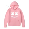 Pink ten white characters