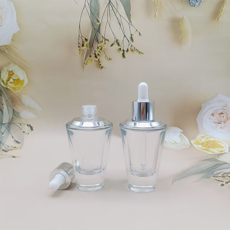 スポット 30ml 反重力ガラス厚底特殊形状ボトル エッセンス液体 防食エッセンスオイル|undefined