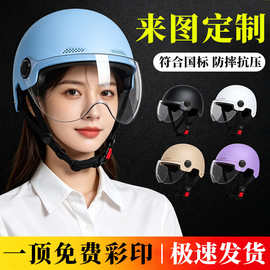 3C认证头盔LOGO图片外卖跑腿快递圆通电动车户外运动用品头盔