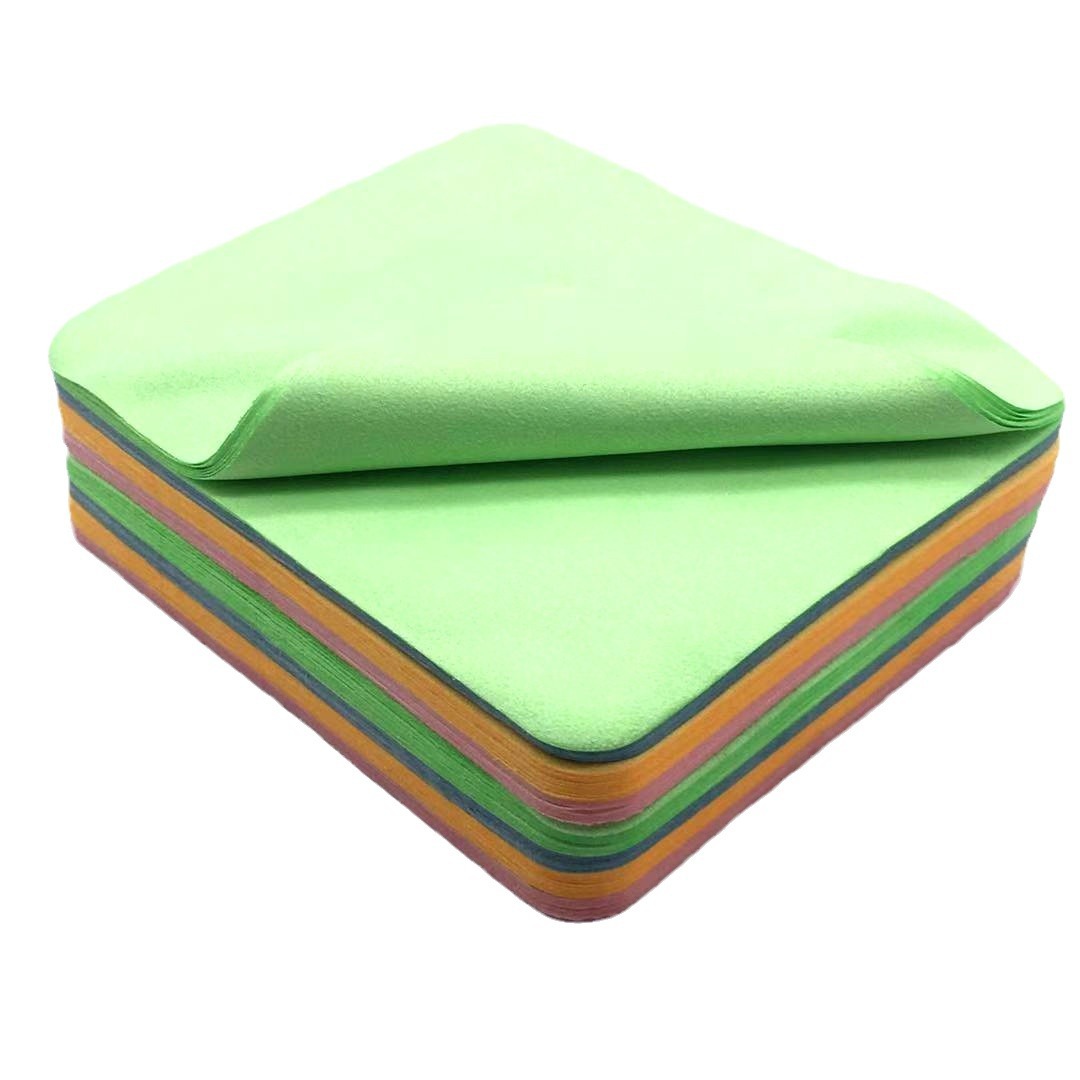 Glasses cloth 40*40 large suede mirror cloth deerskin velvet island wire mobile phone lens computer screen wiping cloth