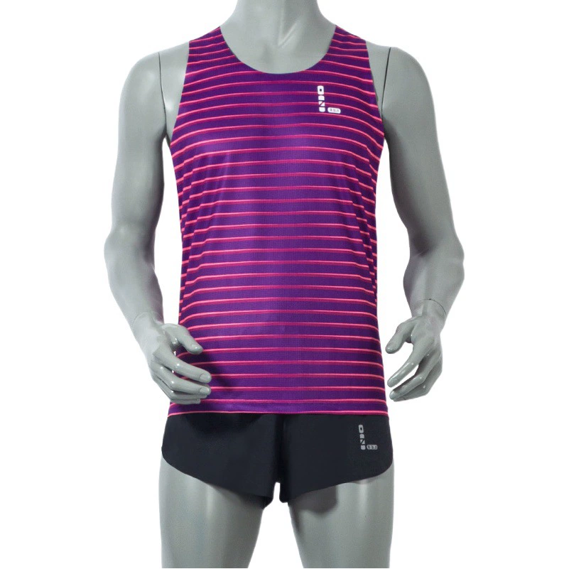 Новые мужские и женские легкоатлетические беговые быстросохнущие дышащие легкие спортивные тренировочные жилеты с нулевым сопротивлением для бега на открытом воздухе