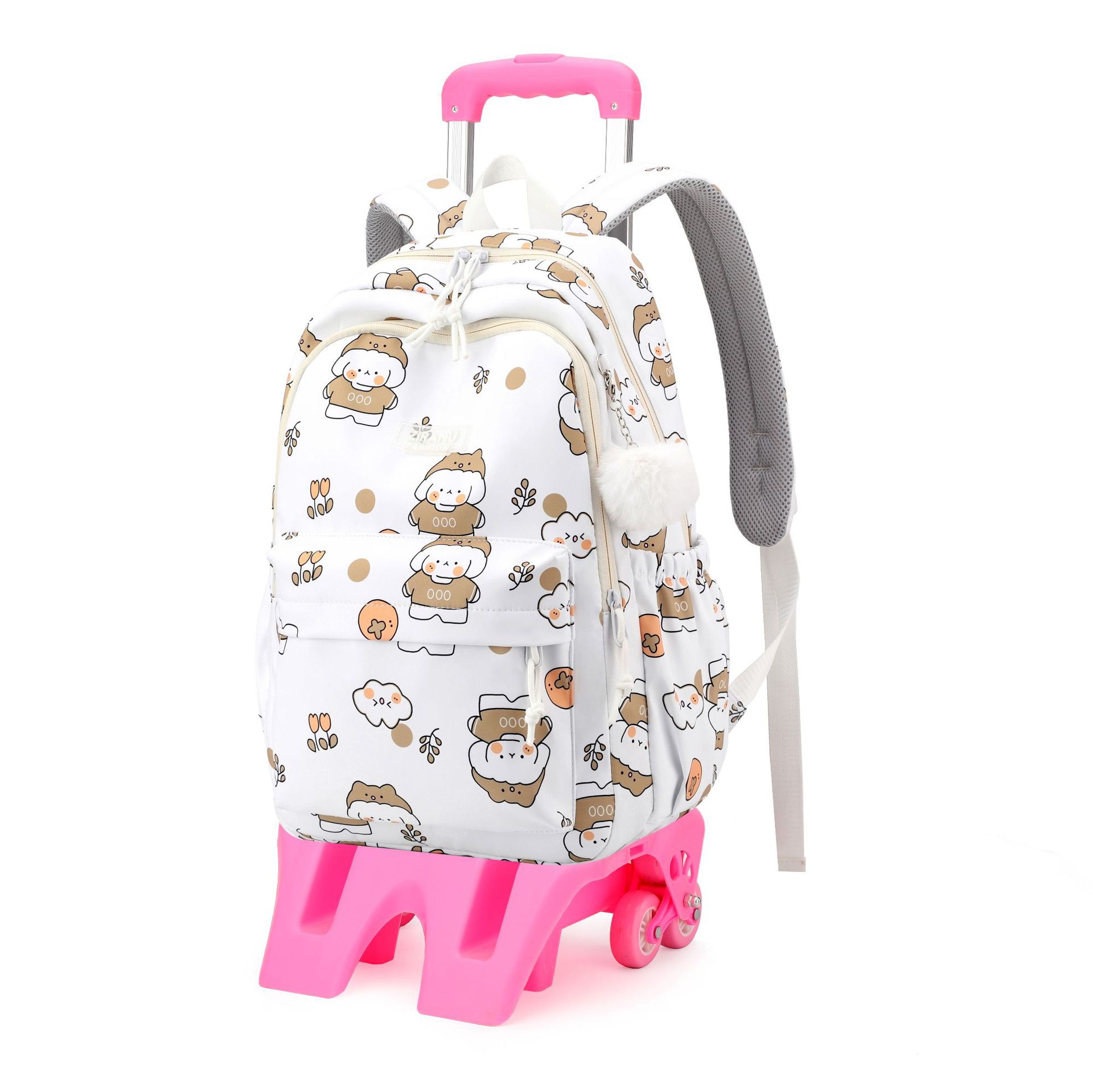 Mochila de pescado natural 3 - 6 grados mochila de escolares de la escuela primaria gran capacidad de doble uso mochila de la escuela secundaria