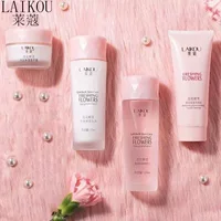 Locome Lily Уход за кожей Набор Омоющее средство для лица Тонер Эмульсионный крем Очищающий увлажняющий увлажняющий увлажняющий увлажняющий для мужчин и женщин