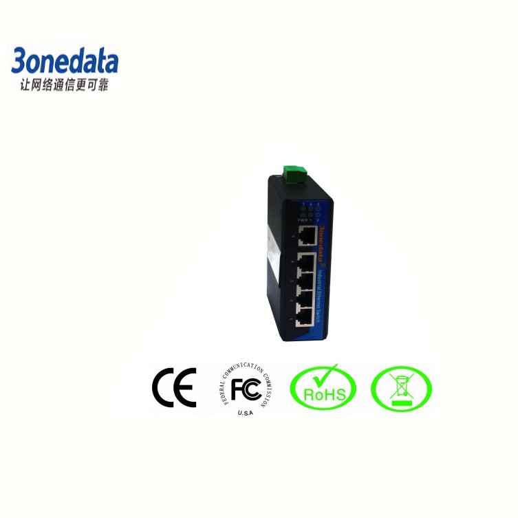 IES215 5 口 10/100M 非网管型导轨式工业以太网交换机