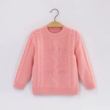 现货批发冬季新款儿童羊绒衫3股加厚保暖半高领女孩毛衣男童打底