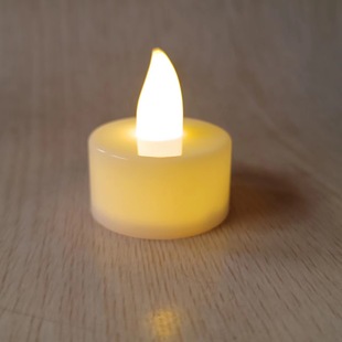 Led Digital Candle Light Small Tea Candle Round Smokeless Candle Led Heart Candle Valentine's Day Proposal Confession Props