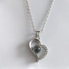 Necklace heart-shaped heart shaped, pendant, accessory, wholesale
