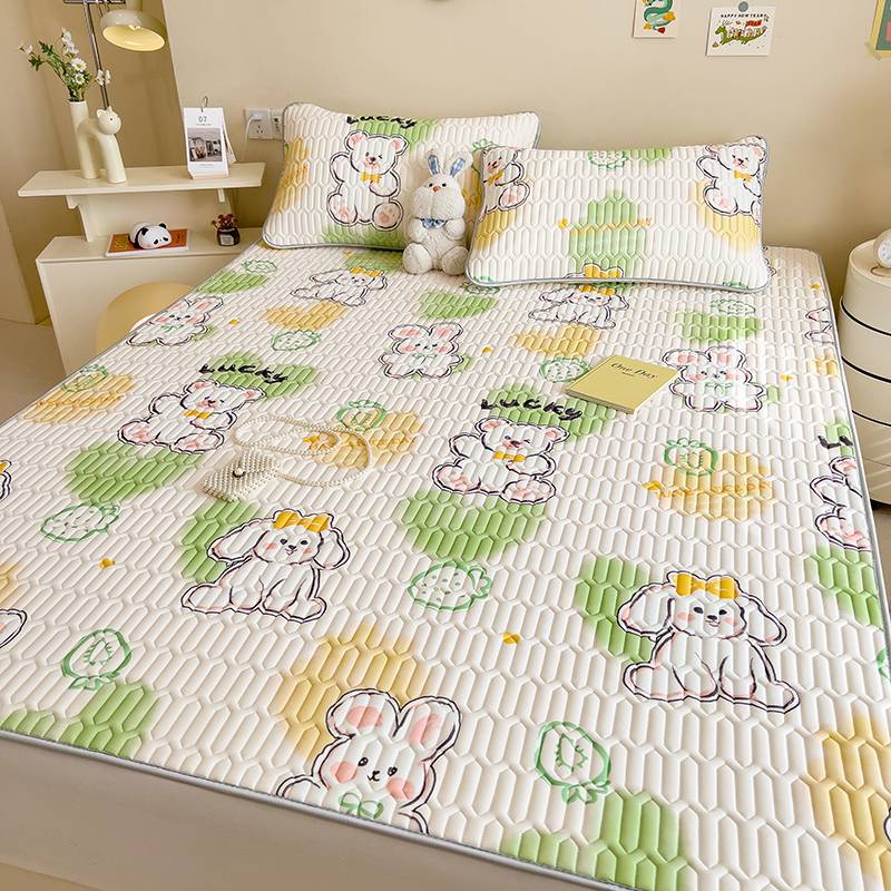 귀여운 토끼-녹색