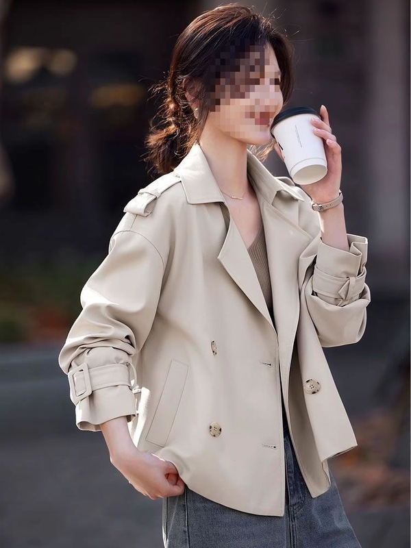 西装外套女小个子2025春秋新款休闲上衣气质薄风衣氨纶公主袖|undefined