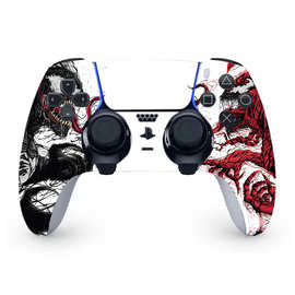PS5精英手柄贴纸PS5 EDGE手柄保护膜 磨砂不留胶 个性防刮卡通贴
