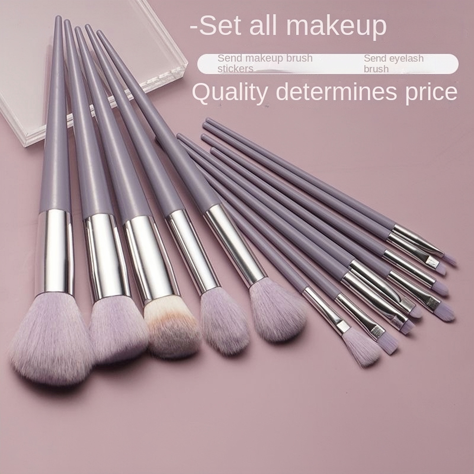 13 piezas maquillaje cepillo belleza suave pelo fibra cepillo principiante sombra de ojos cepillo suelto polvo corrector cepillo conjunto herramienta