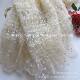 Mesh fabric post-processing love flocking mesh yarn pleated crochet stretch pleated cloth wedding dress tablecloth fabric skirt