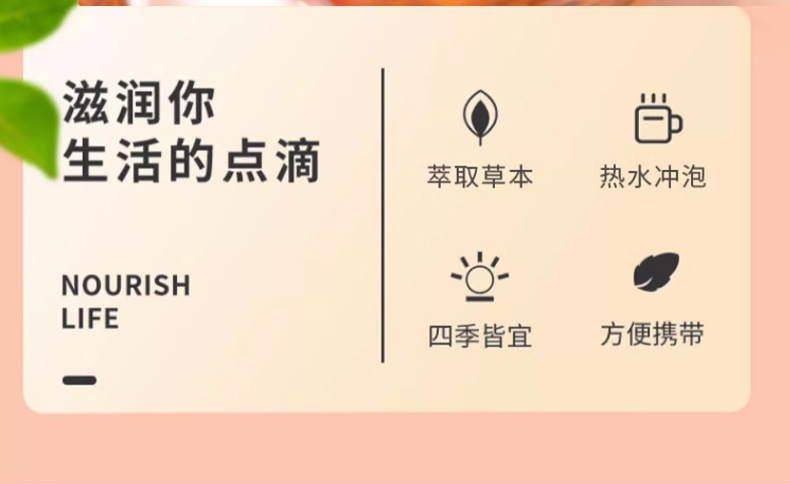 Apple Astragalus Tea Bags with Red Date and Goji Berry Huang Qi Herbal Wellness Tea 25g 50 Bags overview