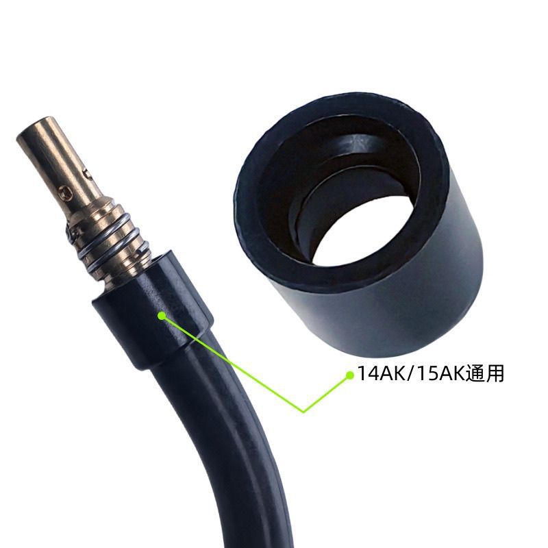 Tig Welding 15Ak Pipe Bending Rubber Sleeve Protective Sleeve Protective Nozzle Carbon Dioxide Welding Gun Accessories Heat Insulation Sleeve