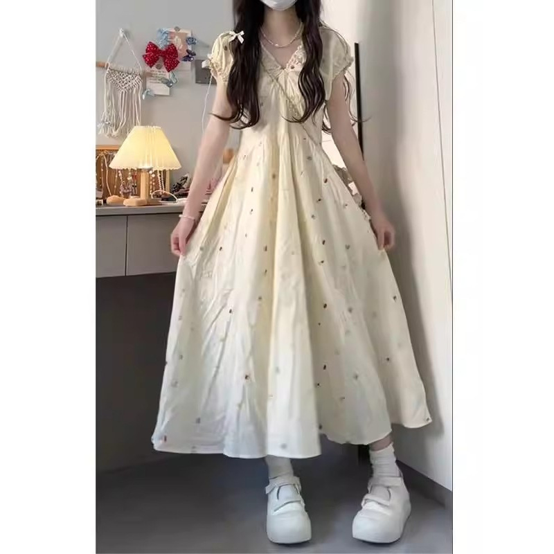 15中学生の女子夏服は学生学院の風波点のワンピースの高校の少女のスカートの甘い13歳の14|undefined