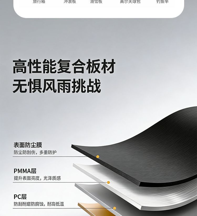 Car roof luggage box, large-capacity, modified for sedans, universal SUV roof box, travel luggage rack