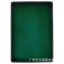 手工植鞣墨绿色头层牛皮小型鼠标垫喷色真皮简约笔记本电脑皮质垫