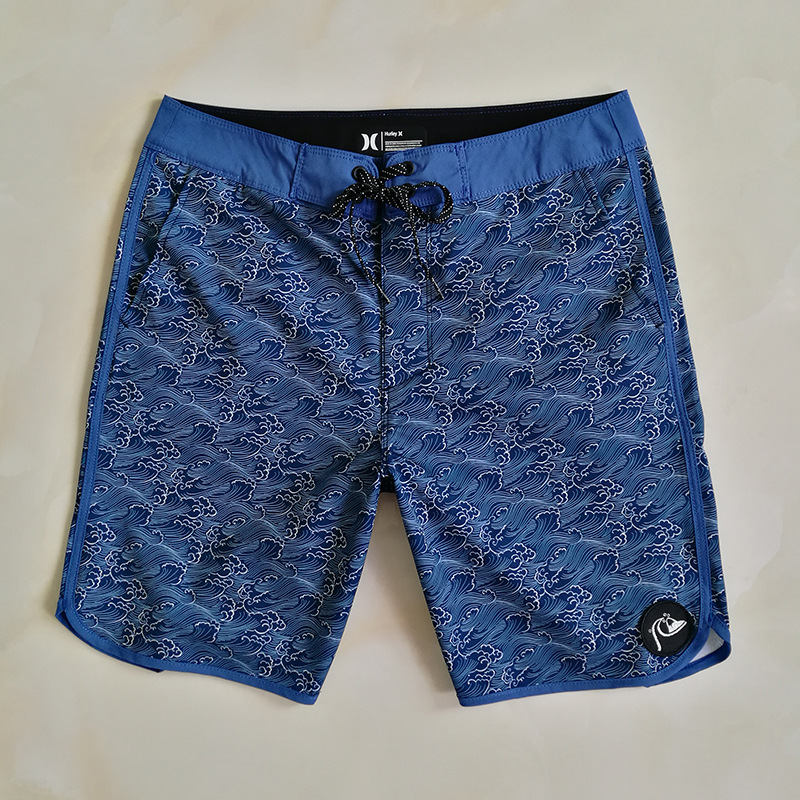 Summer Beach Casual Beach Men's Shorts Elastic Quick-Drying Loose Breathable Seaside Swimming and Surfing Cross-Border Spot