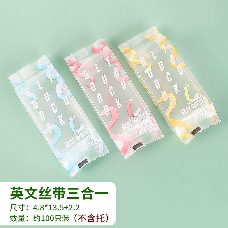 Piña bolsa de embalaje crujiente galleta pequeña fresca merienda entrega crujiente carne crujiente máquina sello bolsa bandeja de plástico traje