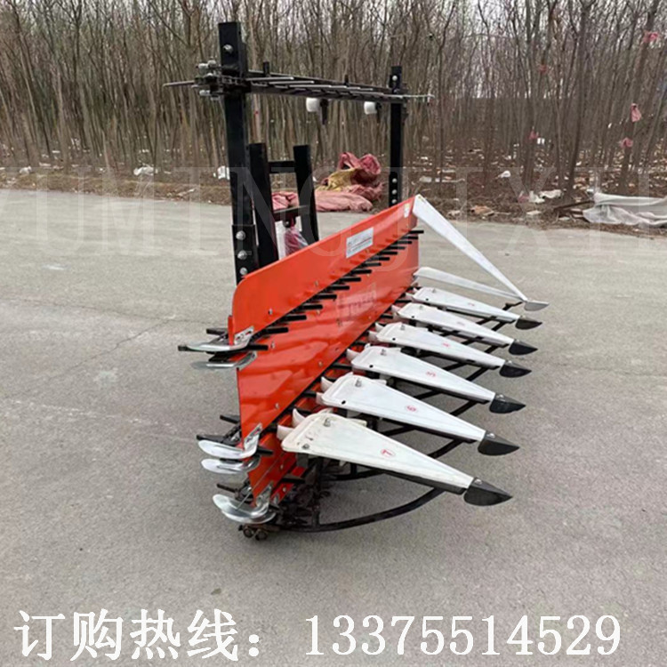 四轮皮带传 割晒机 芝麻 大豆 玉米 艾草割晒机 四轮带的割台