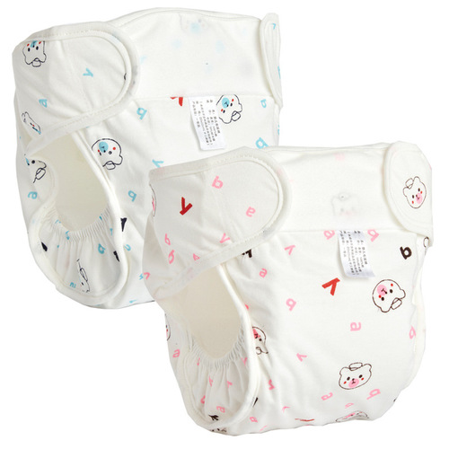 Baby diaper pants, baby pure cotton breathable washable diaper pocket, newborn gauze leak-proof diaper belt