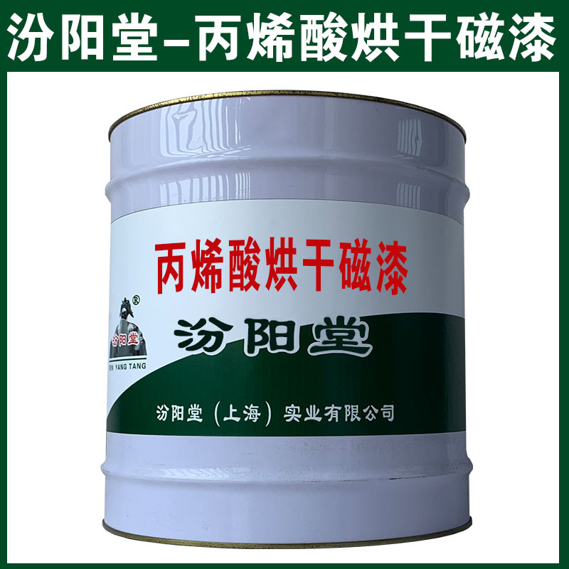 丙烯酸烘干磁漆，汾阳堂，可用腻子刮涂填补基层！