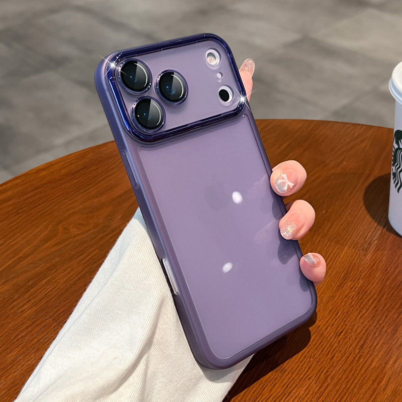适用iPhone17PROMAX手机壳微透TPU软壳苹果17自带镜头膜保护套16|undefined