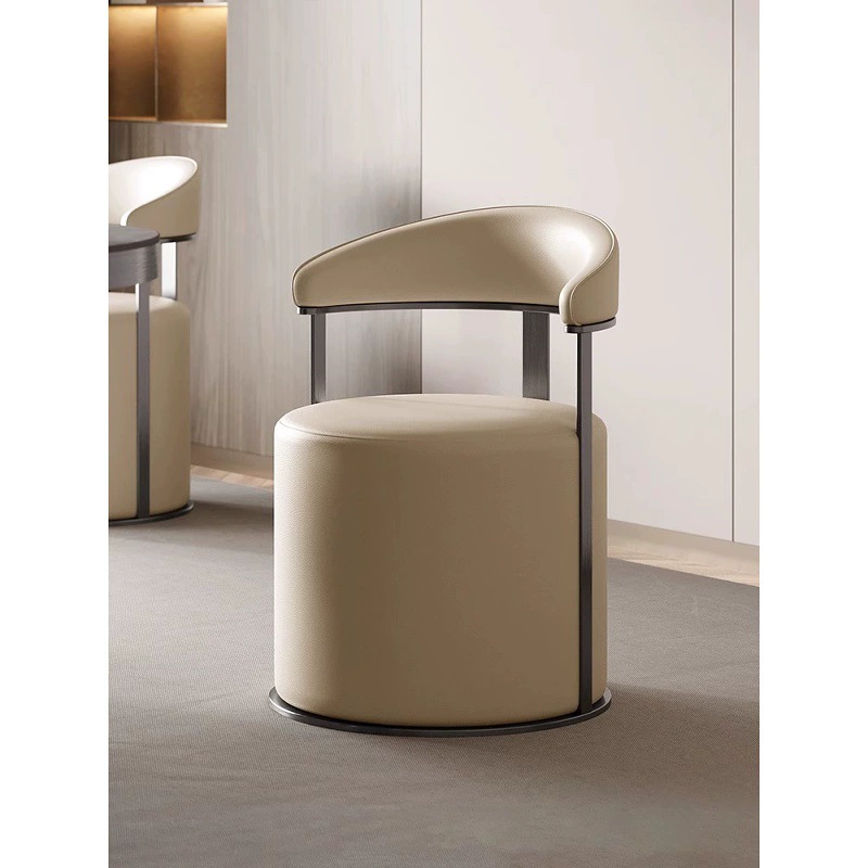 LC911-1 Итальянский минималистичный дизайнерский обеденный домашний стул, чайный столик, стул, круглый стул, кожаный стул для ресторана, большие и маленькие размеры