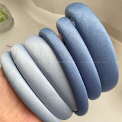 Blue High Crown Hair Band for Women - Summer 2023 New Arrival - High-End Style - Delicate Hair Clip - Versatile Headband for Outings