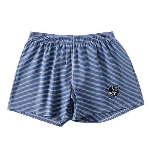 Loose Arrow pants men's striped simple fashion home pants young student men's underwear pure cotton breathable boxer briefs