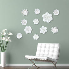 ✅客厅壁挂装饰品电视背景墙壁墙面墙上挂件立体陶瓷花墙饰挂饰壁