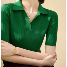 ���_��v�I�������ᘿ���Ů�紺����ɫë��POLO��������������