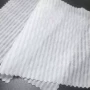 竖条纹半透明纯涤梭织布料